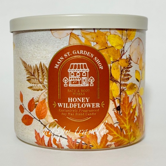 HONEY WILDFLOWER 3 Wick Candle - Picture 1 of 3